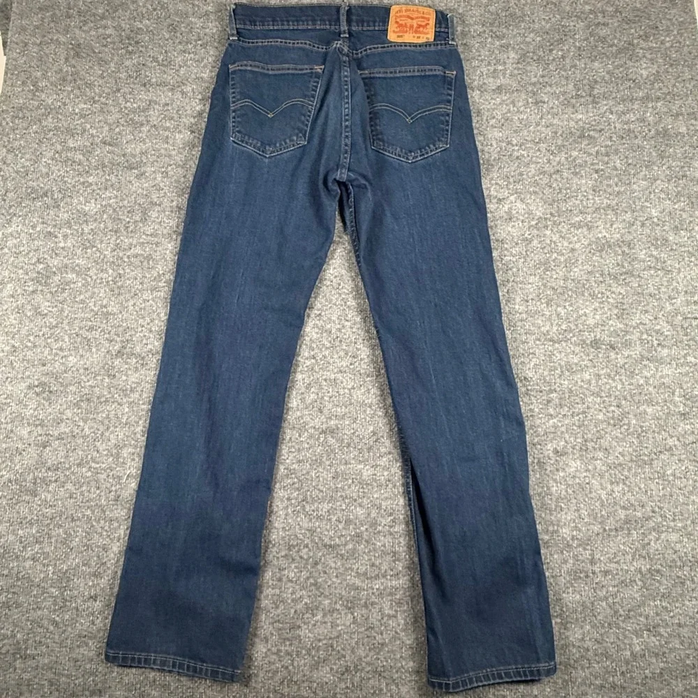 Y2K Retro Levi's 505 Jeans 32x32 Men's Dark Wash Straight Leg Denim Workwear